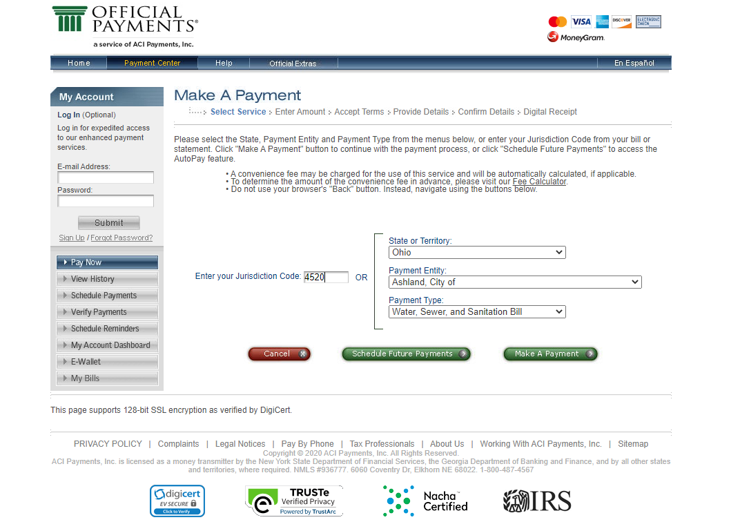 Utility E-Payment